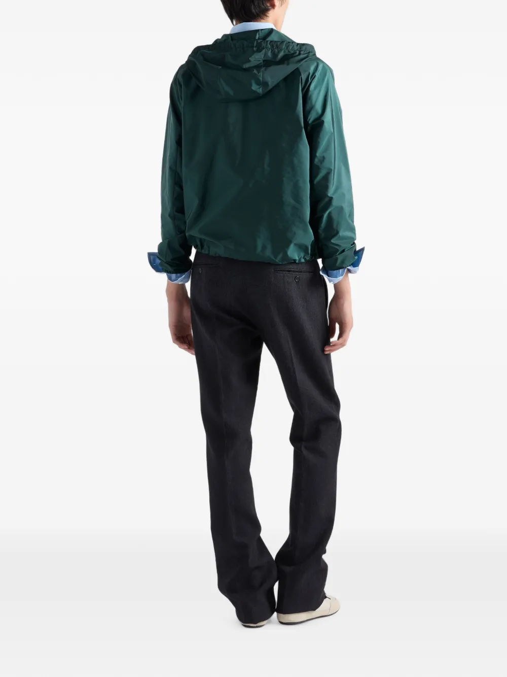Prada Re-Nylon jack Groen