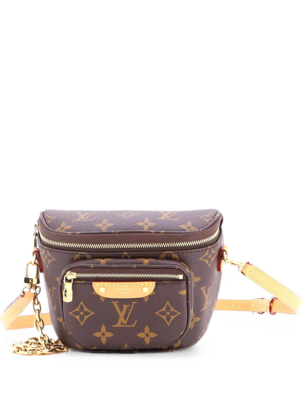 Louis Vuitton Pre-Owned Marsupio Bum Bag mini in tela con monogramma - Marrone