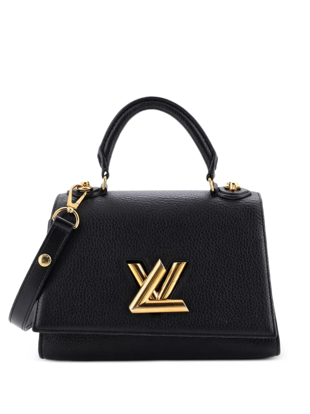 Louis Vuitton Pre-Owned Twist One Handle Bag Taurillon Leather PM satchel - Black