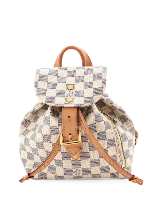 louis vuitton backpack sperone BB Luxury For Women The sperone backpack looks cool and summery in damier azur canvas Louis Vuitton Damier Azur Sperone