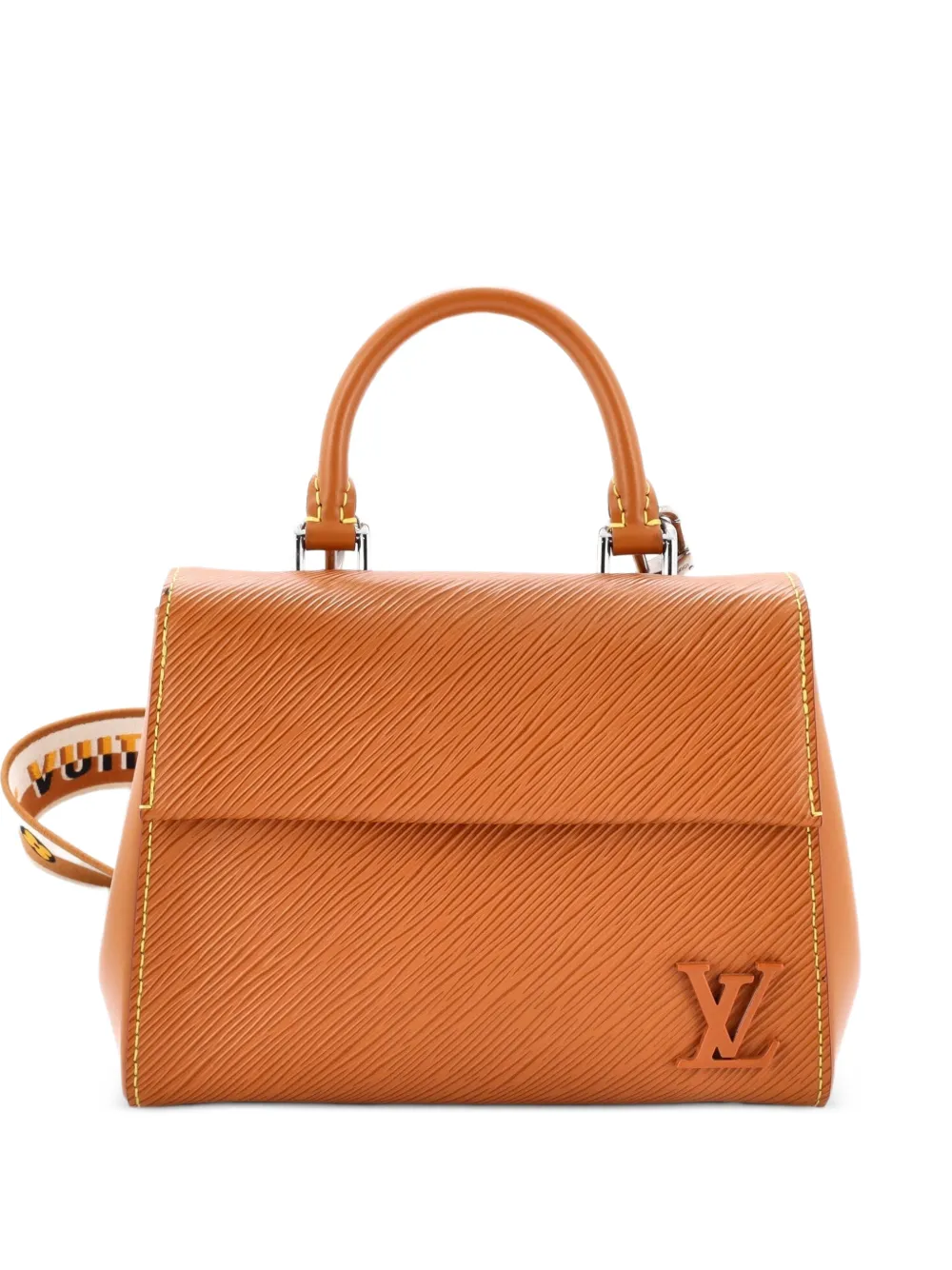 Louis Vuitton Pre-Owned Cluny Top Handle Bag Epi Leather Mini satchel - Braun
