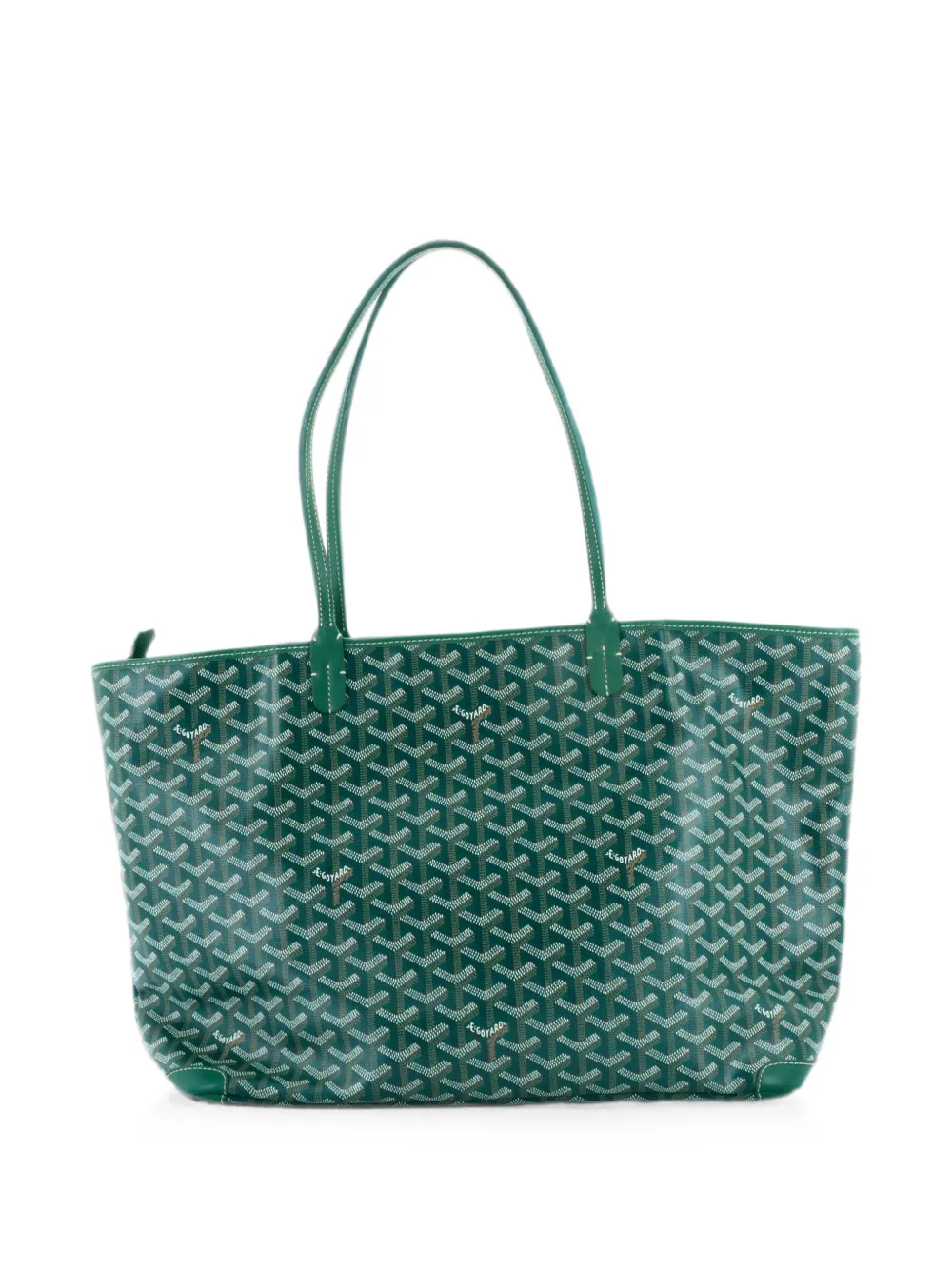 Goyard Pre-Owned Borsa a spalla Artois MM in tela cerata - Verde