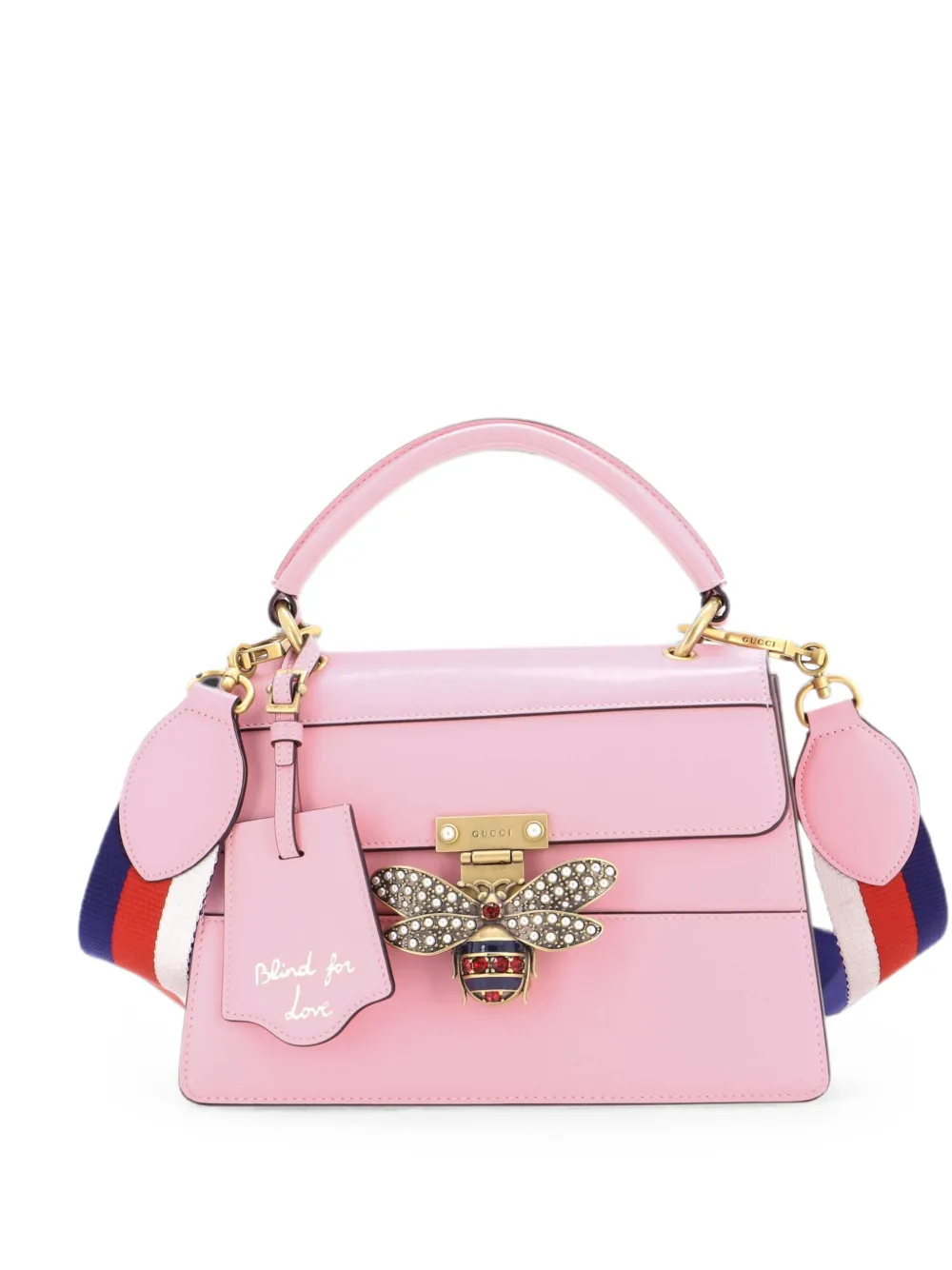 Gucci Pre-Owned Borsa a tracolla Queen Margaret piccola in pelle con manico - Rosa