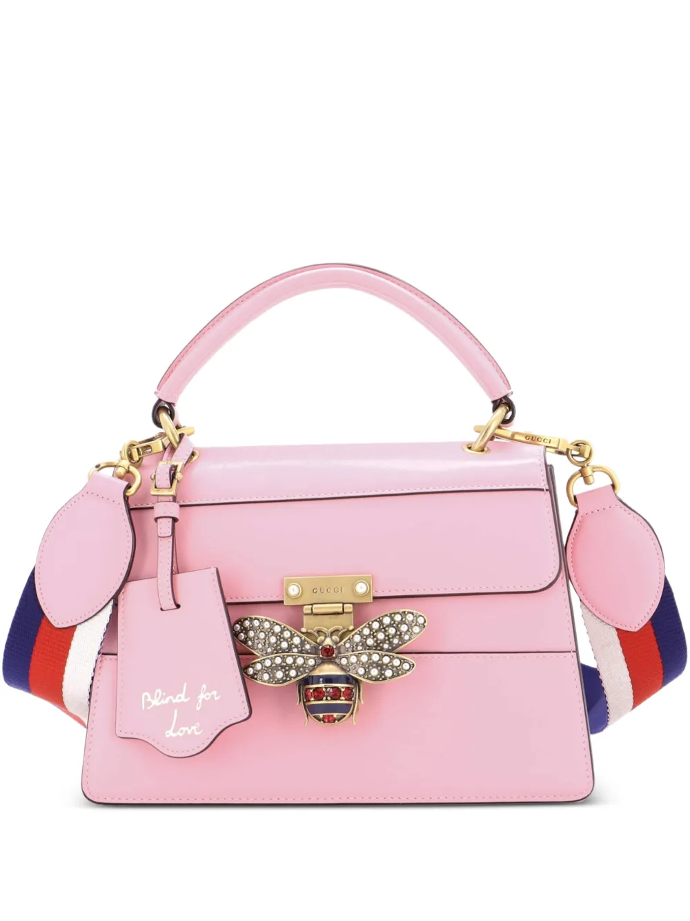 Gucci Pre-Owned Kleine Queen Margaret Handtasche in Colour-Block-Optik - Rosa