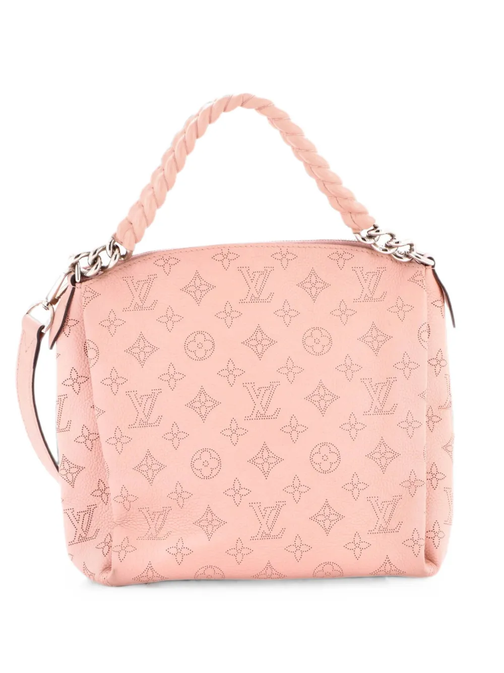 Louis Vuitton Pre-Owned Babylone Handbag Mahina Leather BB hobo bag - Pink