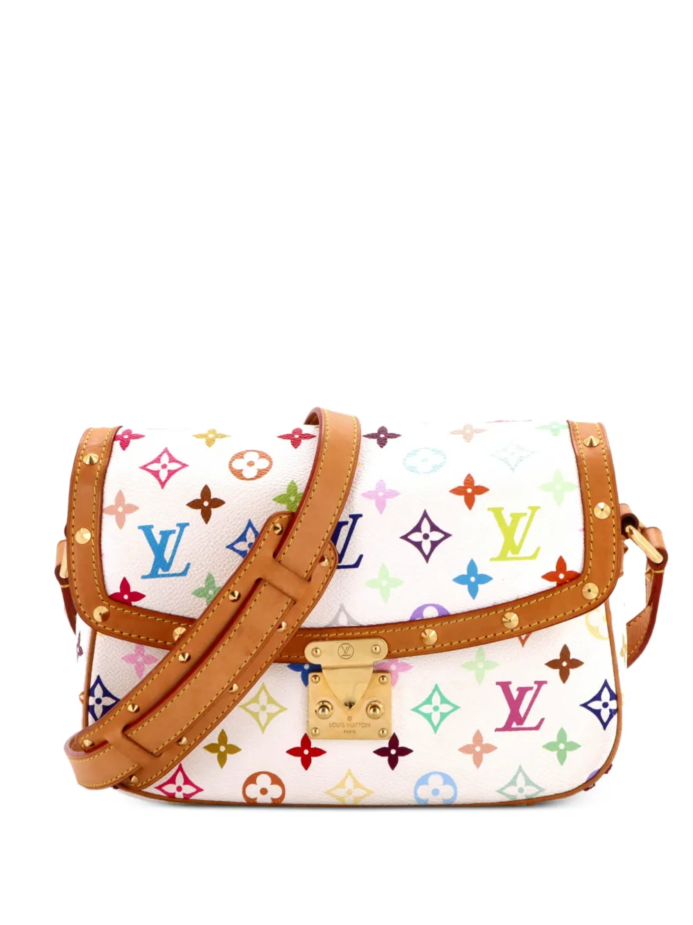 Louis Vuitton Pre-Owned Borsa a mano Sologne Monogram Multicolor con tracolla - Bianco