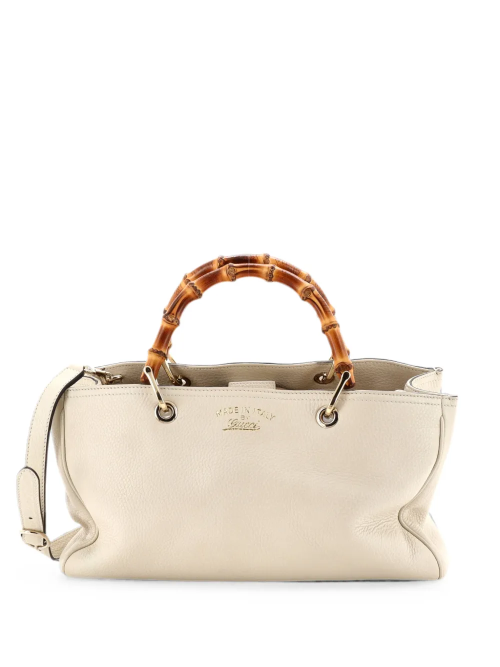Gucci Pre-Owned Borsa tote Bamboo media in pelle - Toni neutri