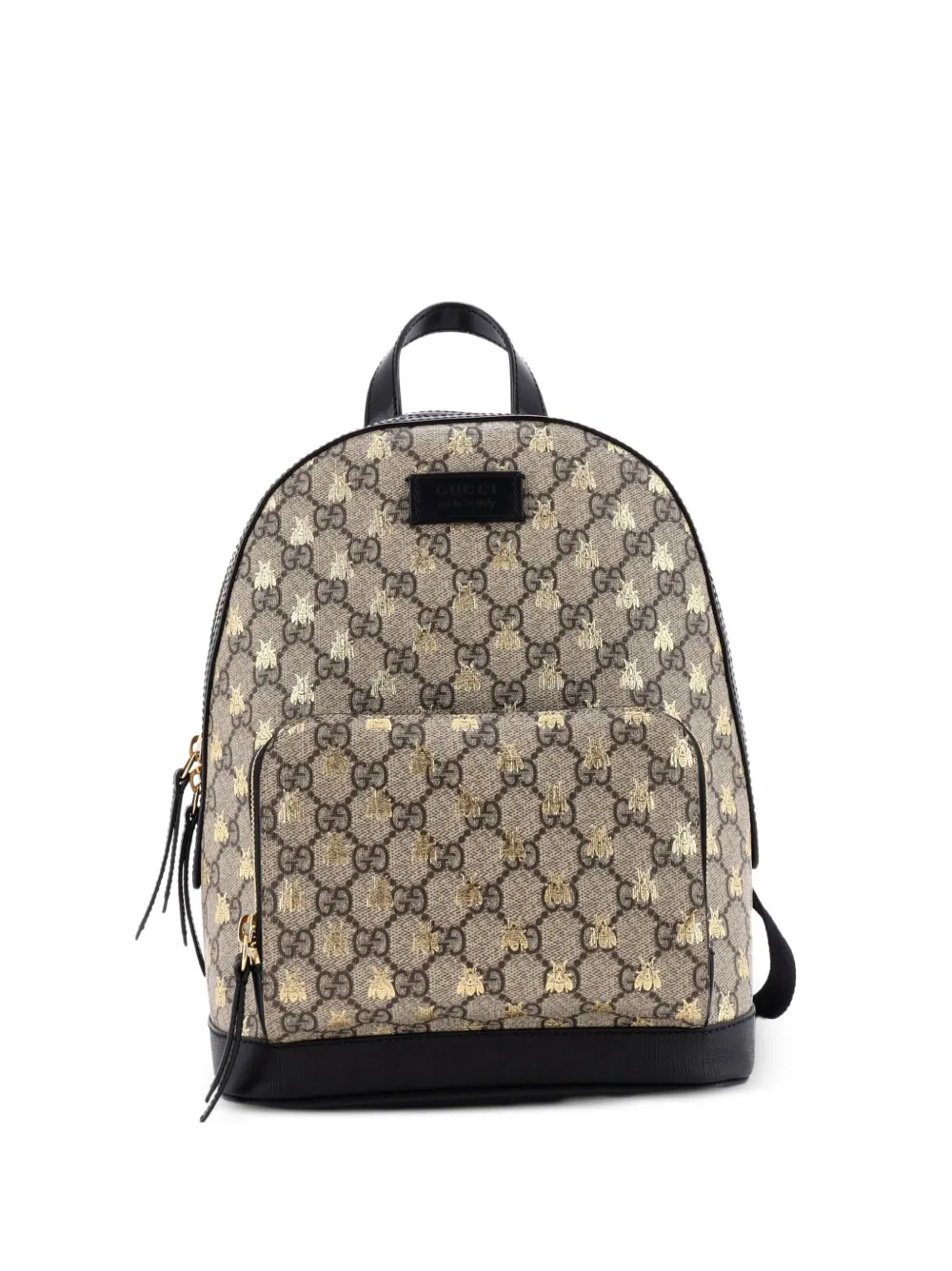 Gucci Pre-Owned Kleiner GG Rucksack aus Canvas mit Reißverschlusstasche - Braun