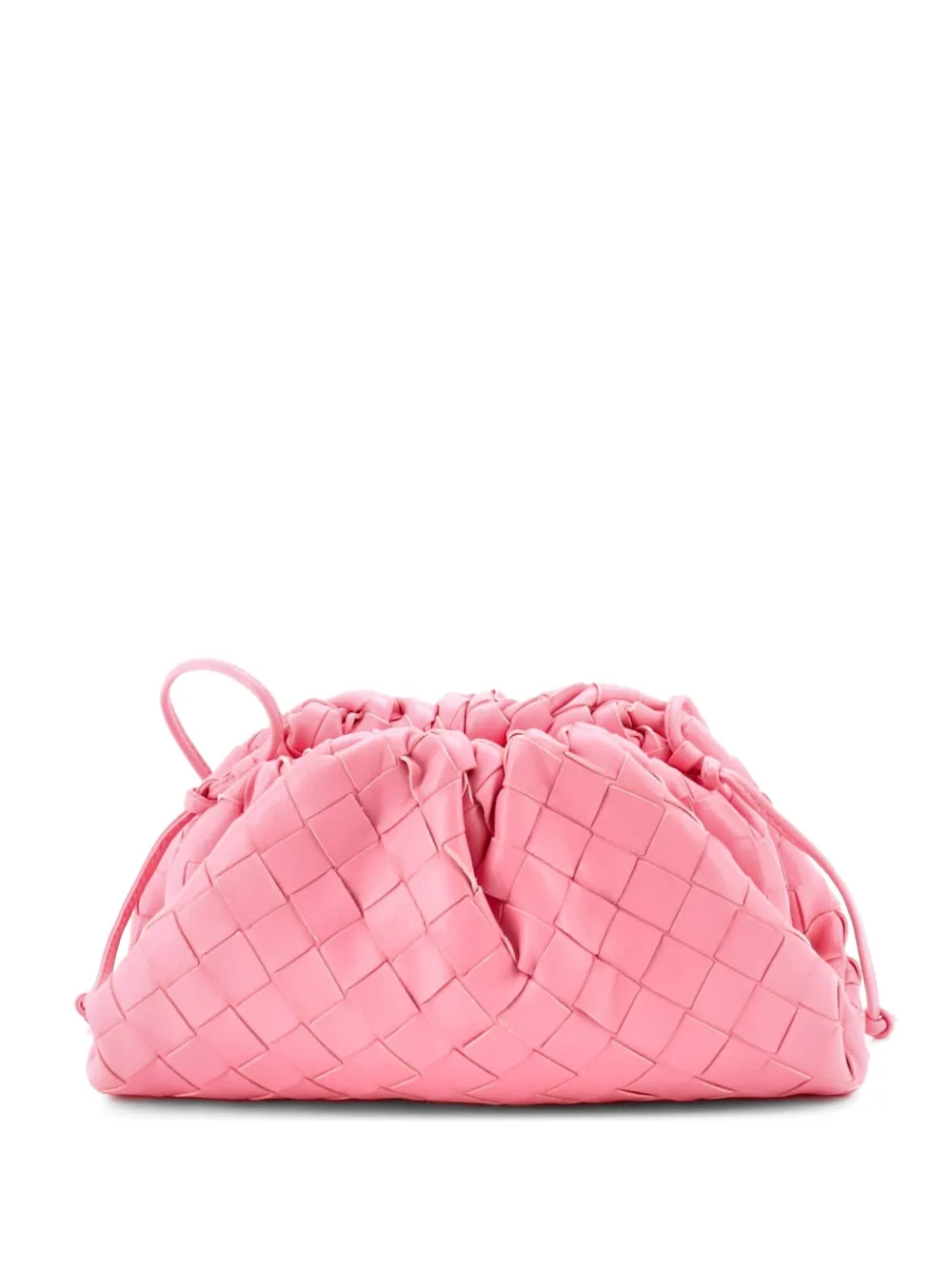 Bottega Veneta Pre-Owned The Pouch Intrecciato Nappa Mini crossbody bag - Pink
