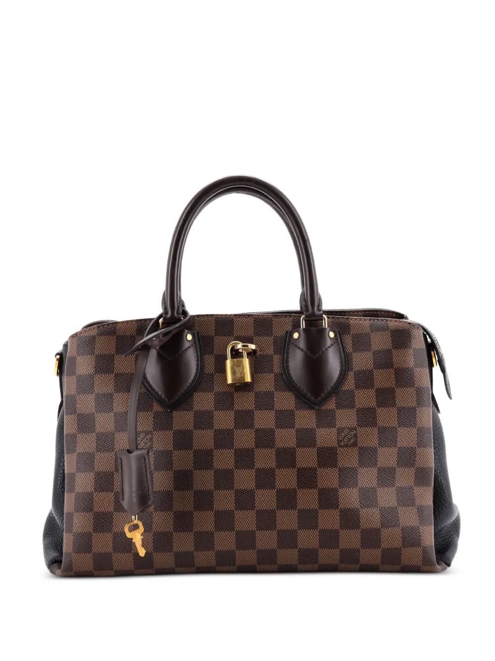 Louis Vuitton Pre-Owned Borsa a tracolla Normandy in pelle e tela Damier - Marrone