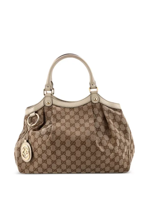 Gucci Pre-Owned Sukey GG Canvas with Leather Medium tote bag