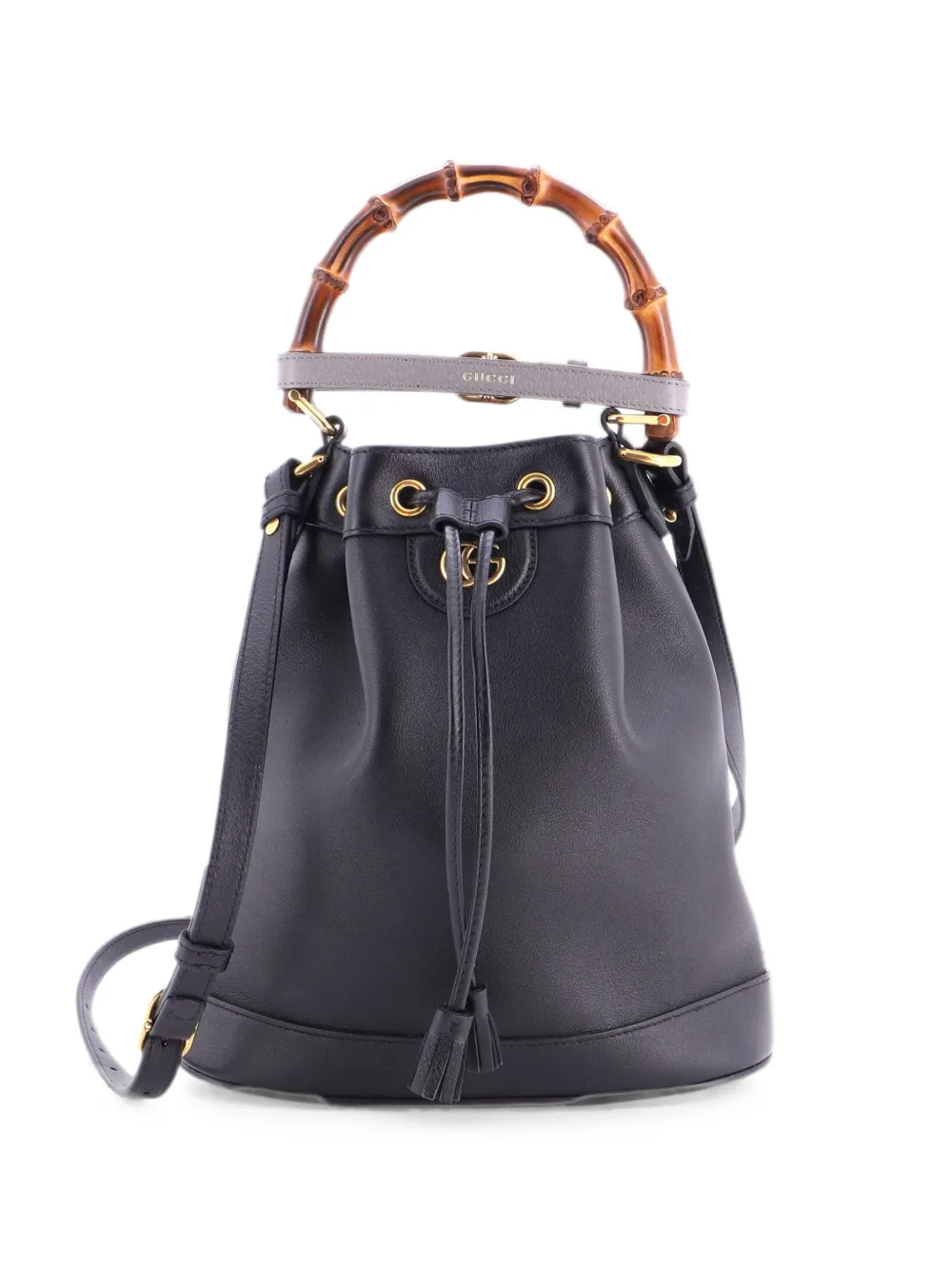 Gucci Pre-Owned Borsa a secchiello Diana piccola in pelle - Nero