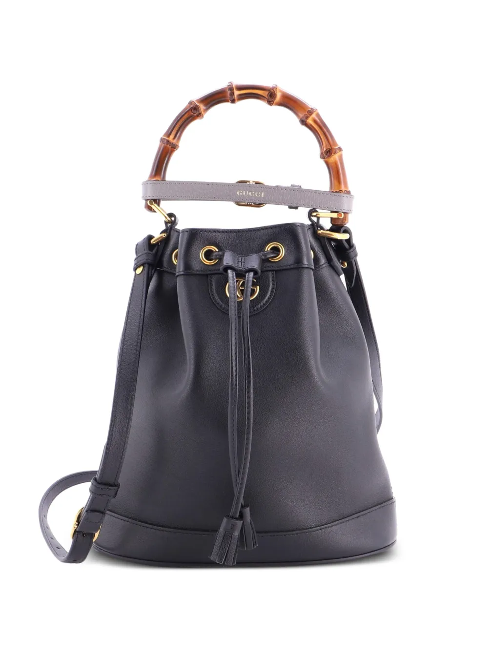 Gucci Pre-Owned Borsa a secchiello Diana piccola in pelle - Nero