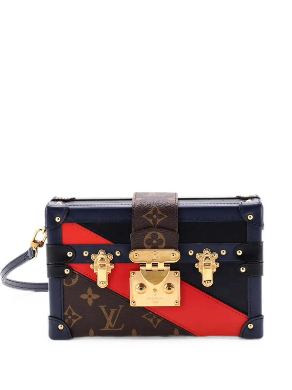 Louis Vuitton Pre-Owned Petite Malle Handbag Limited Edition Monogram Canvas clutch bag - Multicolour