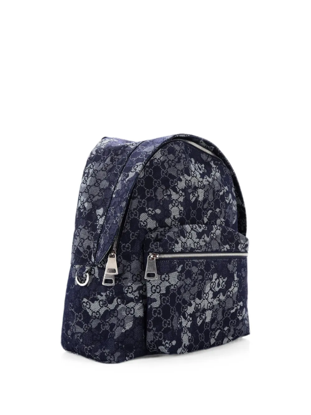 Gucci Pre-Owned Zaino GG con zip - Blu