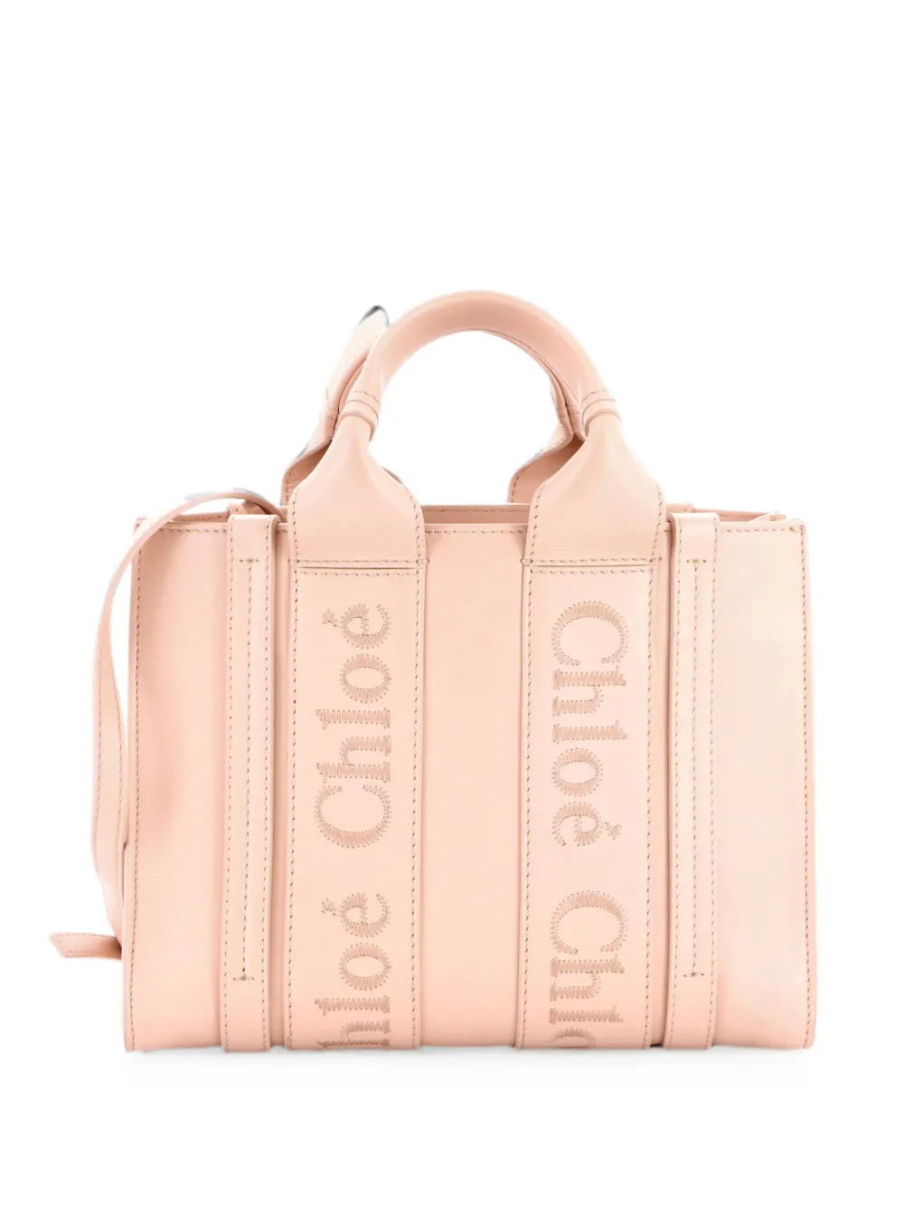 Chloé Pre-Owned Borsa tote Woody piccola convertibile in pelle - Toni neutri