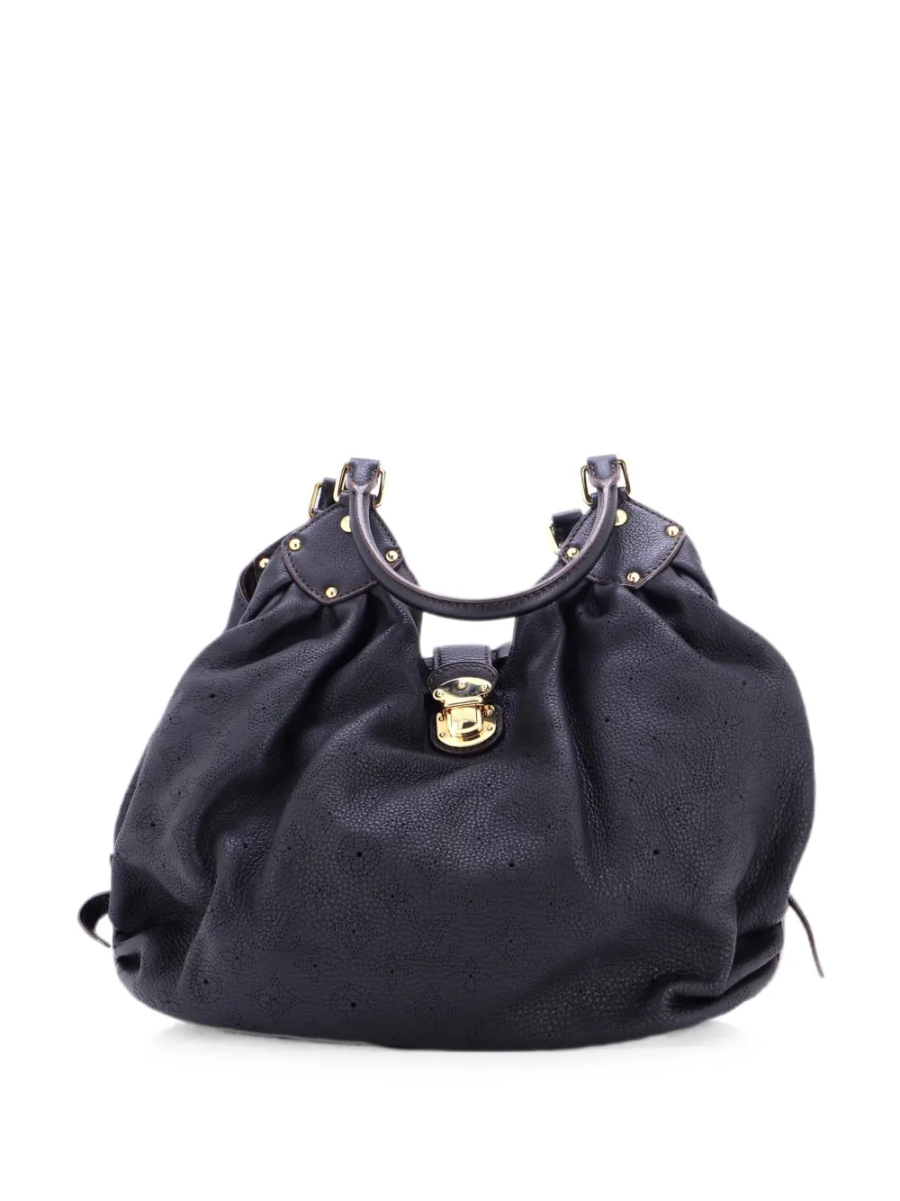 Louis Vuitton Pre-Owned Borsa passepartout L in pelle Mahina - Nero
