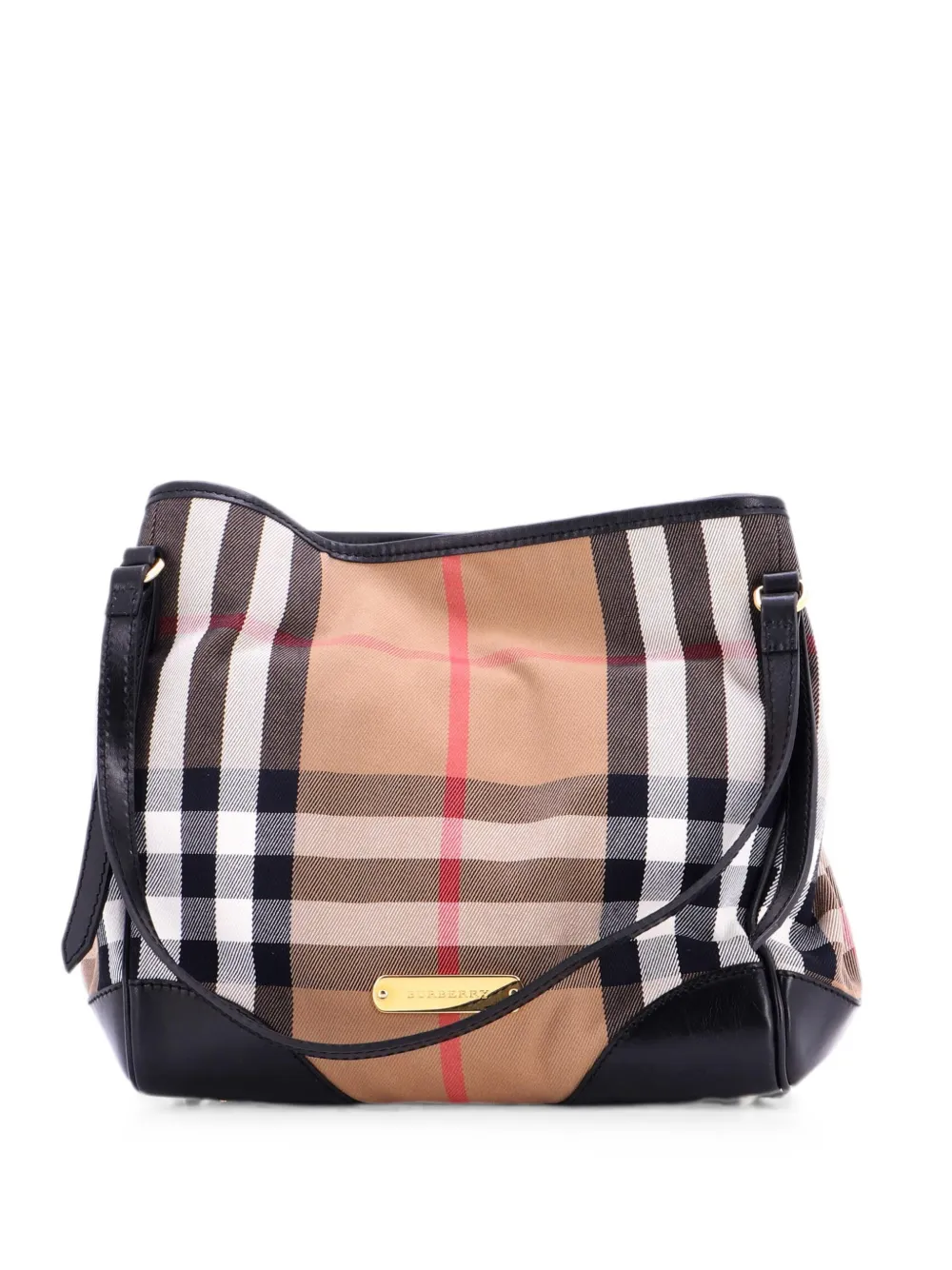 Burberry Pre-Owned Borsa tote Canterbury House Check piccola - Nero