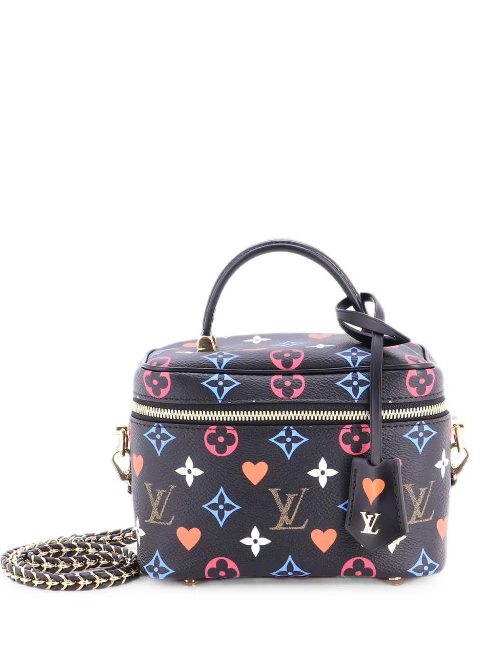 Louis Vuitton Pre-Owned Vanity Handbag Limited Edition Game On Multicolor Monogram PM satchel - Black