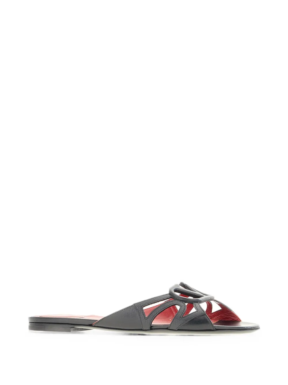 Valentino Garavani Wonderweb VLogo cutout sandals Zwart