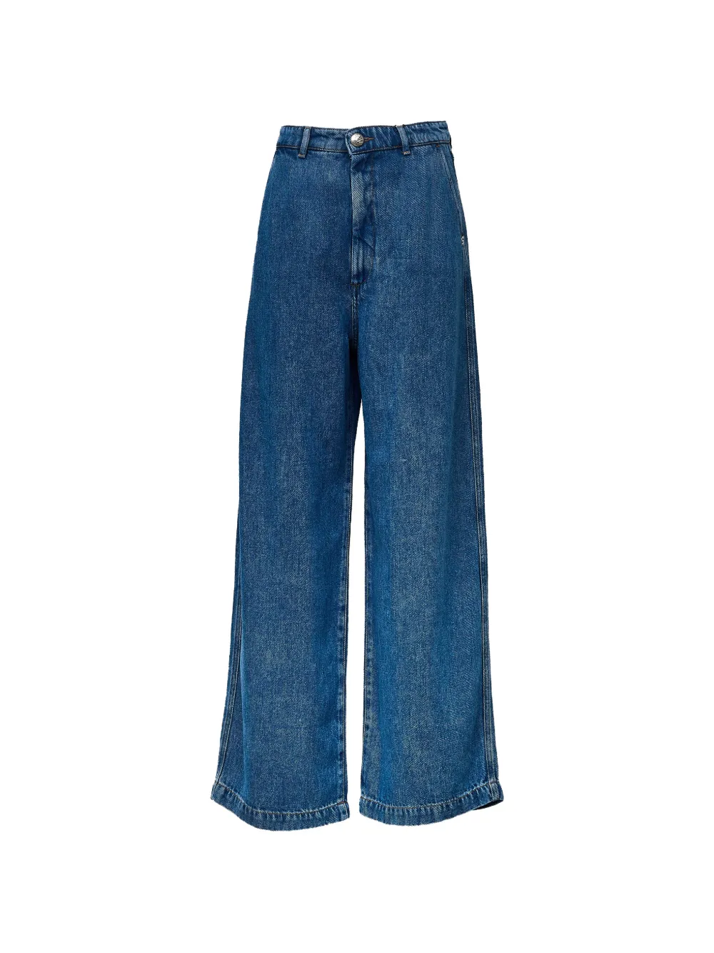 Sportmax Jeans Pioppo a gamba ampia - Blu