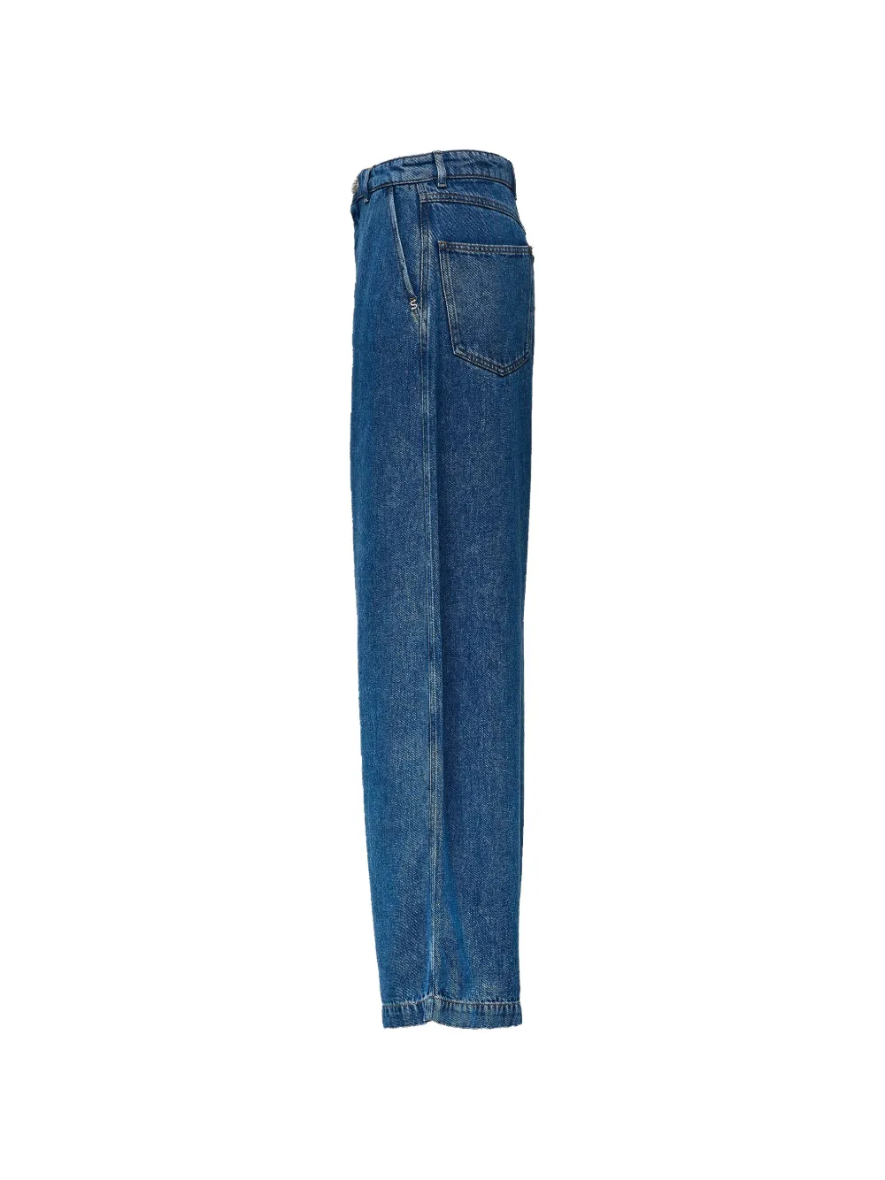 Sportmax Pioppo jeans met wijde pijpen Blauw