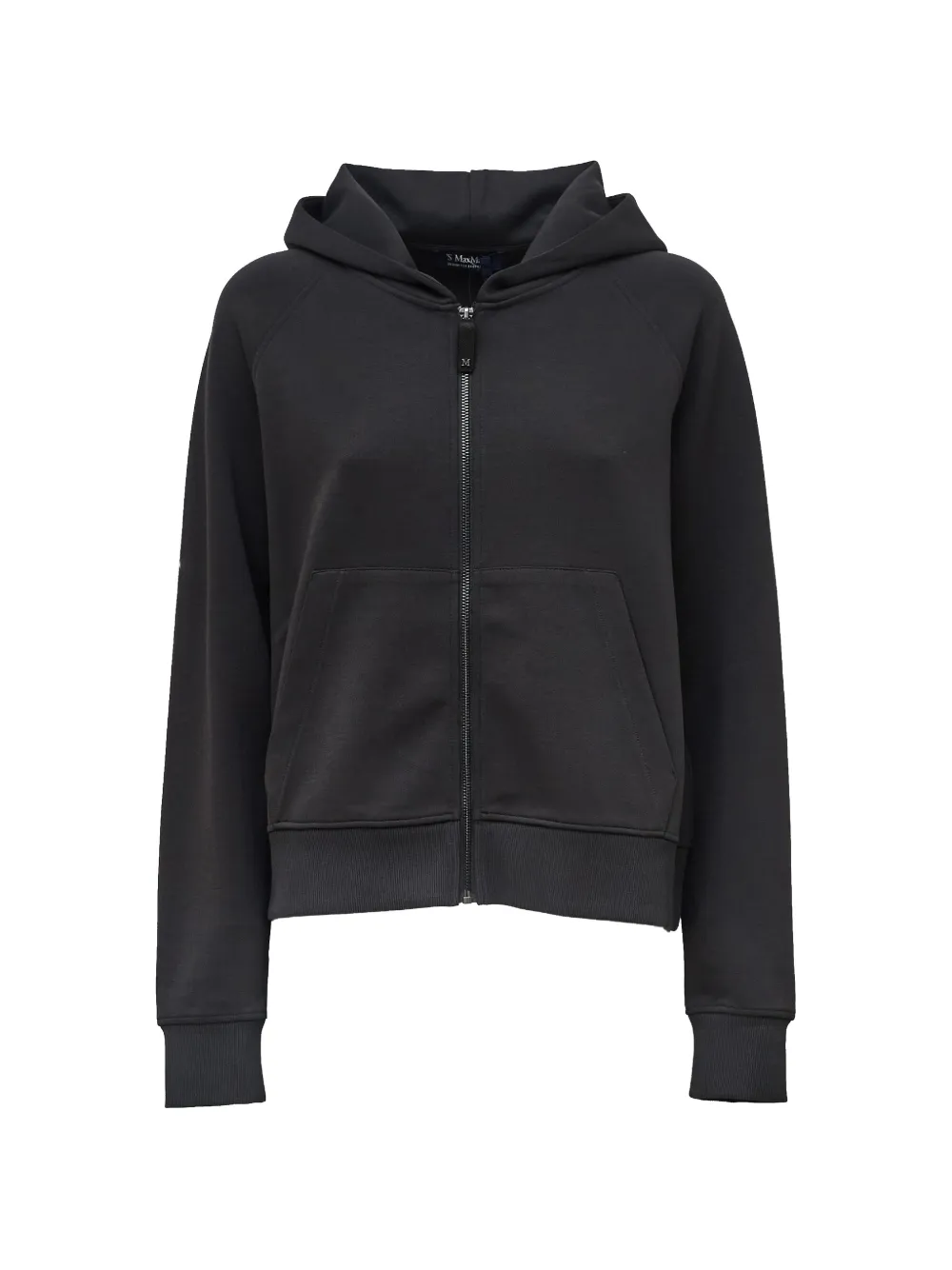 'S Max Mara logo-embroidered zip-up hoodie - Grey
