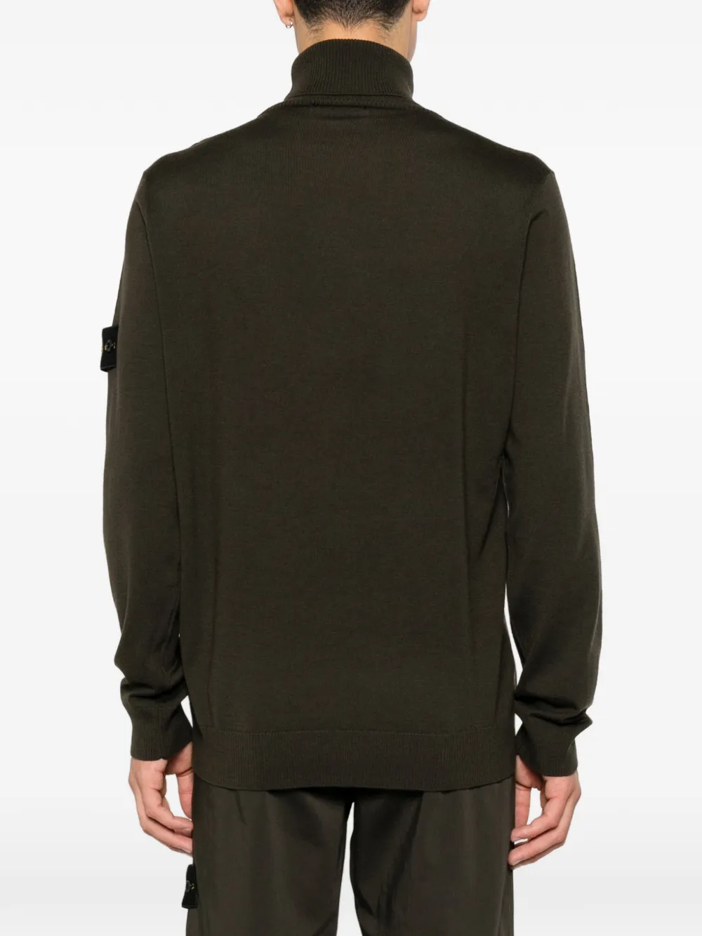 Stone Island 5100025 lichte zuivere RWS-wol Bruin