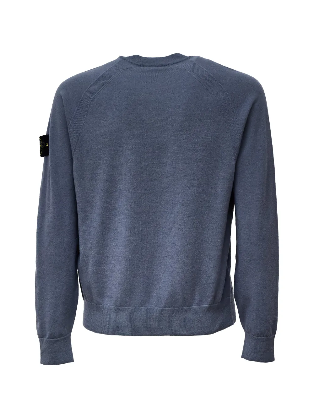 Stone Island Trui met logopatch en raglan mouwen Blauw
