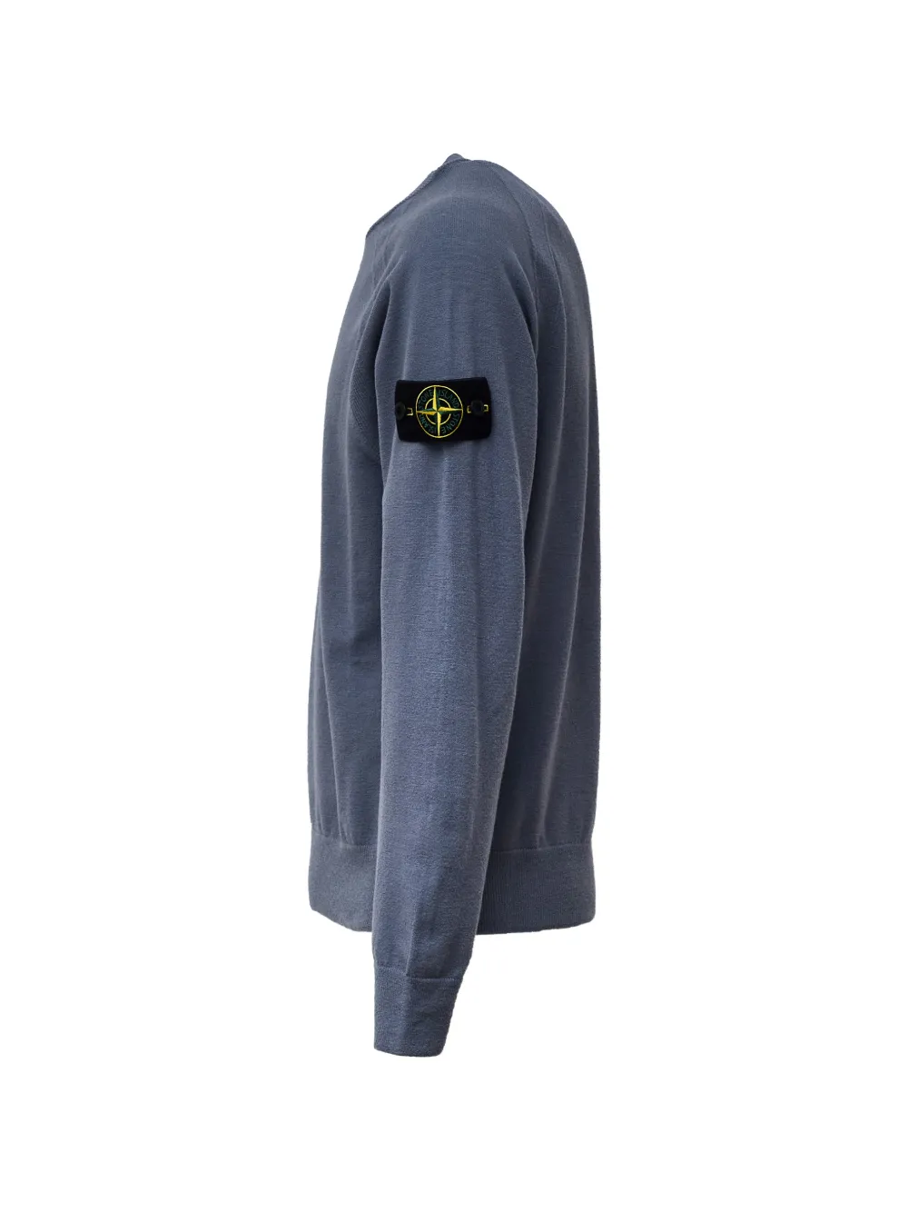 Stone Island Trui met logopatch en raglan mouwen Blauw
