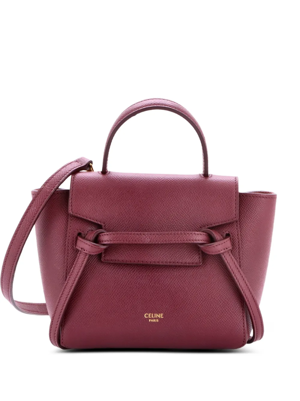Celine Pre-Owned Belt Bag Textured Leather Pico shoulder bag - Purple