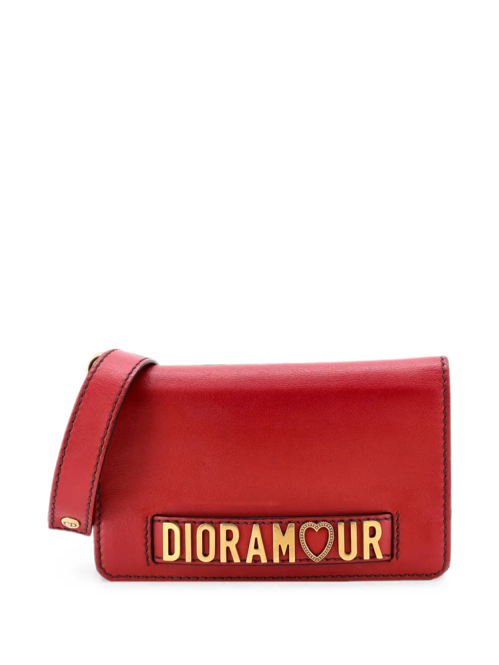 Christian Dior Pre-Owned Clutch DiorAmour con cinturino da polso - Rosso