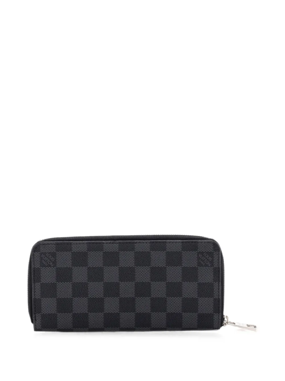 Louis Vuitton Pre-Owned Portafoglio Zippy piccolo in tela Damier Graphite Vertical - Nero
