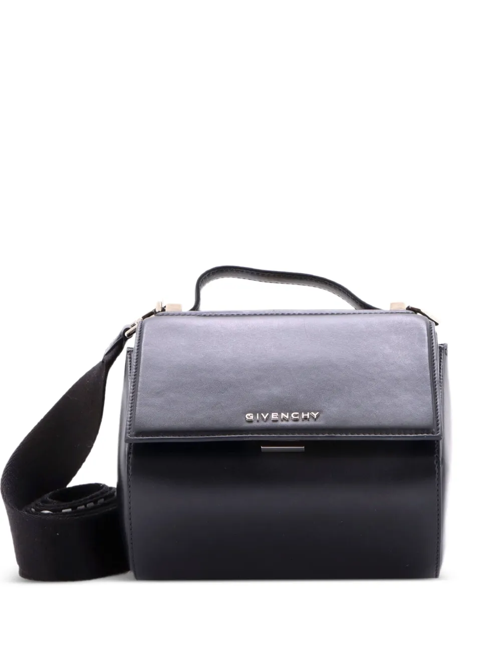 Givenchy Pre-Owned Borsa a tracolla Pandora mini in pelle con logo - Nero