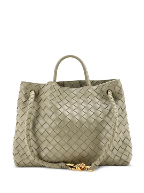 Bottega Veneta Pre-Owned Borsa a tracolla Andiamo media in nappa con design Intrecciato