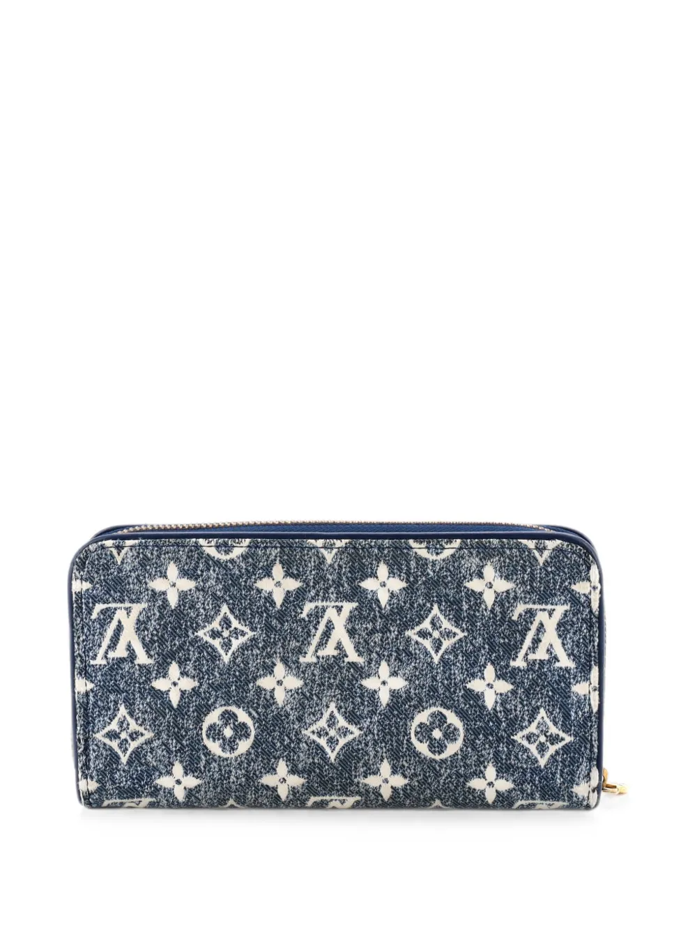 Louis Vuitton Pre-Owned Portafoglio Zippy denim piccolo - Blu