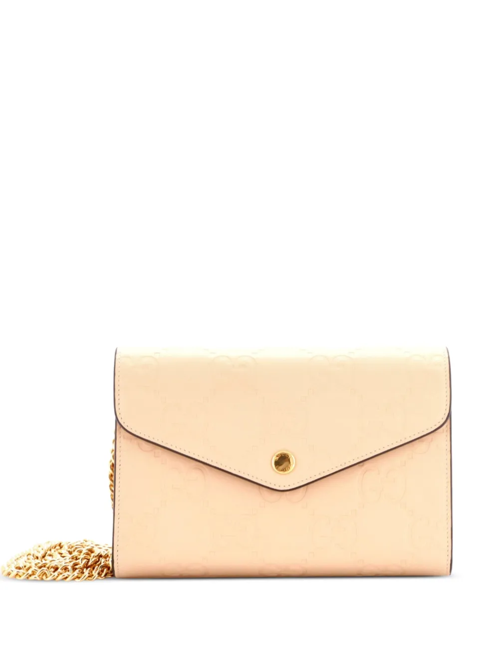Gucci Pre-Owned Guccissima Schultertasche mit Kette - Nude