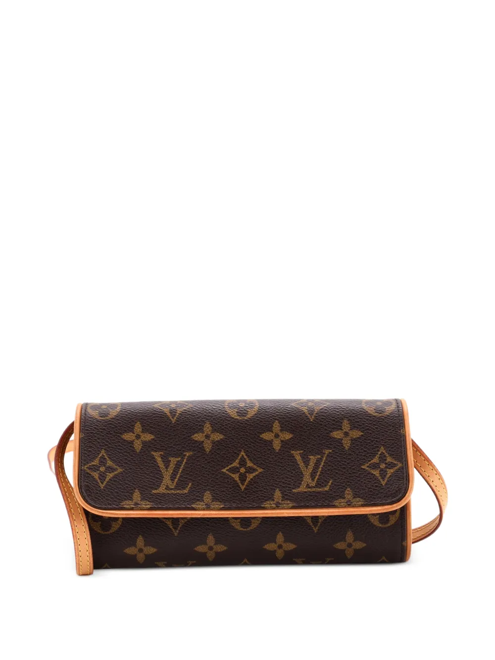 Louis Vuitton Pre-Owned Twin Handbag Monogram Canvas PM crossbody bag - Brown