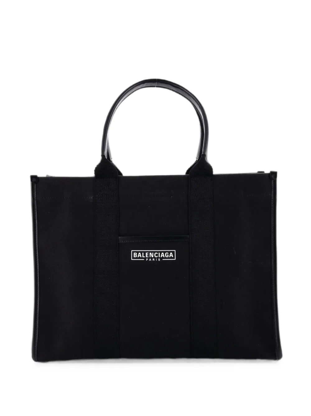 Balenciaga Pre-Owned Mittelgroße Tote Bag aus Canvas - Schwarz