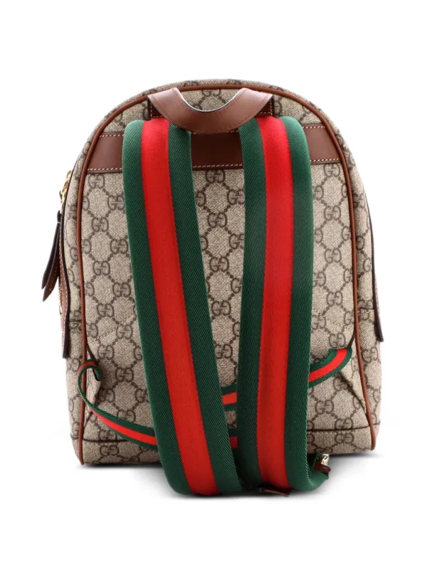 Gucci Pre-Owned Zip Pocket Embroidered GG Coated Canvas Small