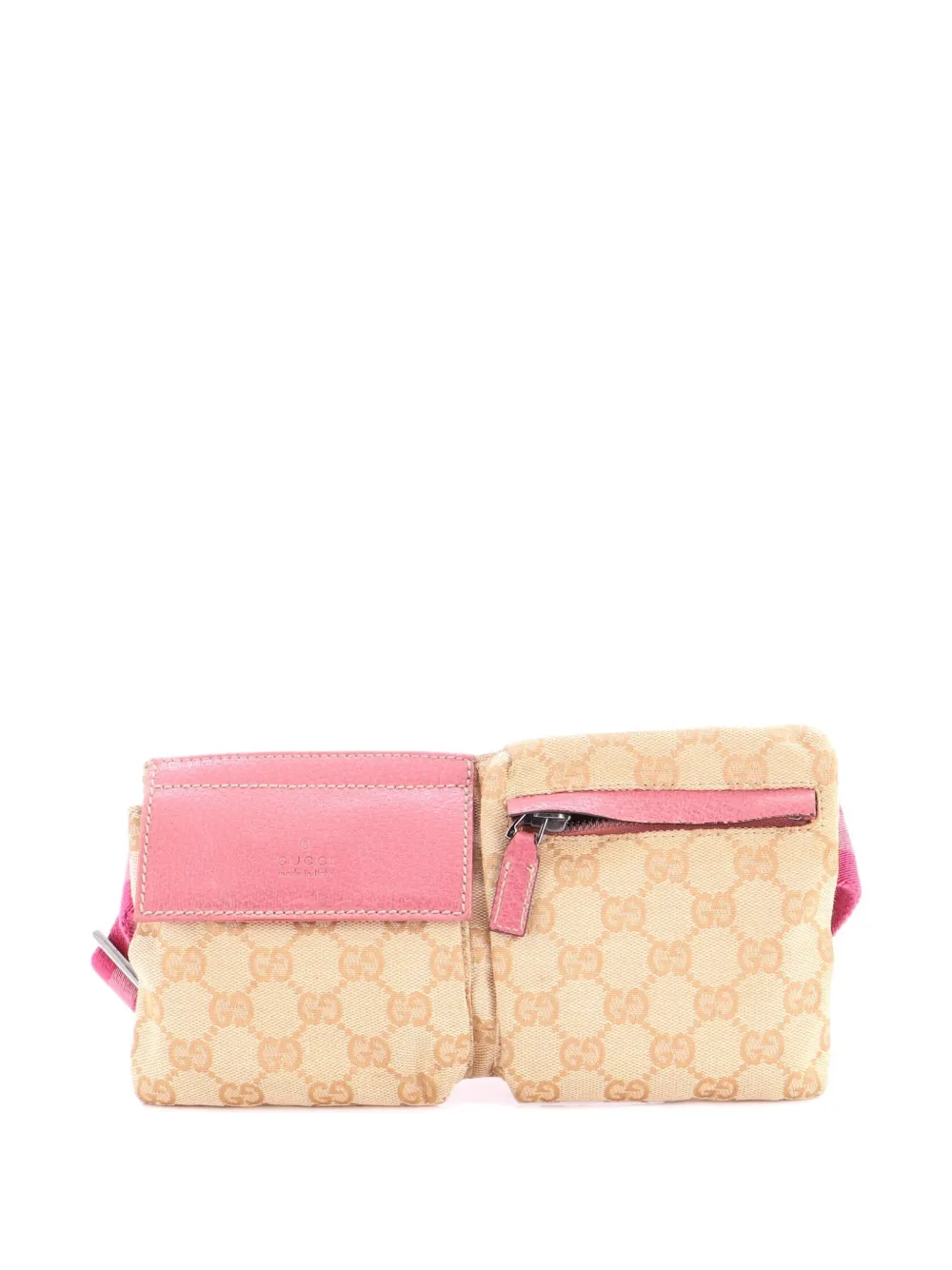 Gucci Pre-Owned Marsupio piccolo in tela GG e pelle - Rosa
