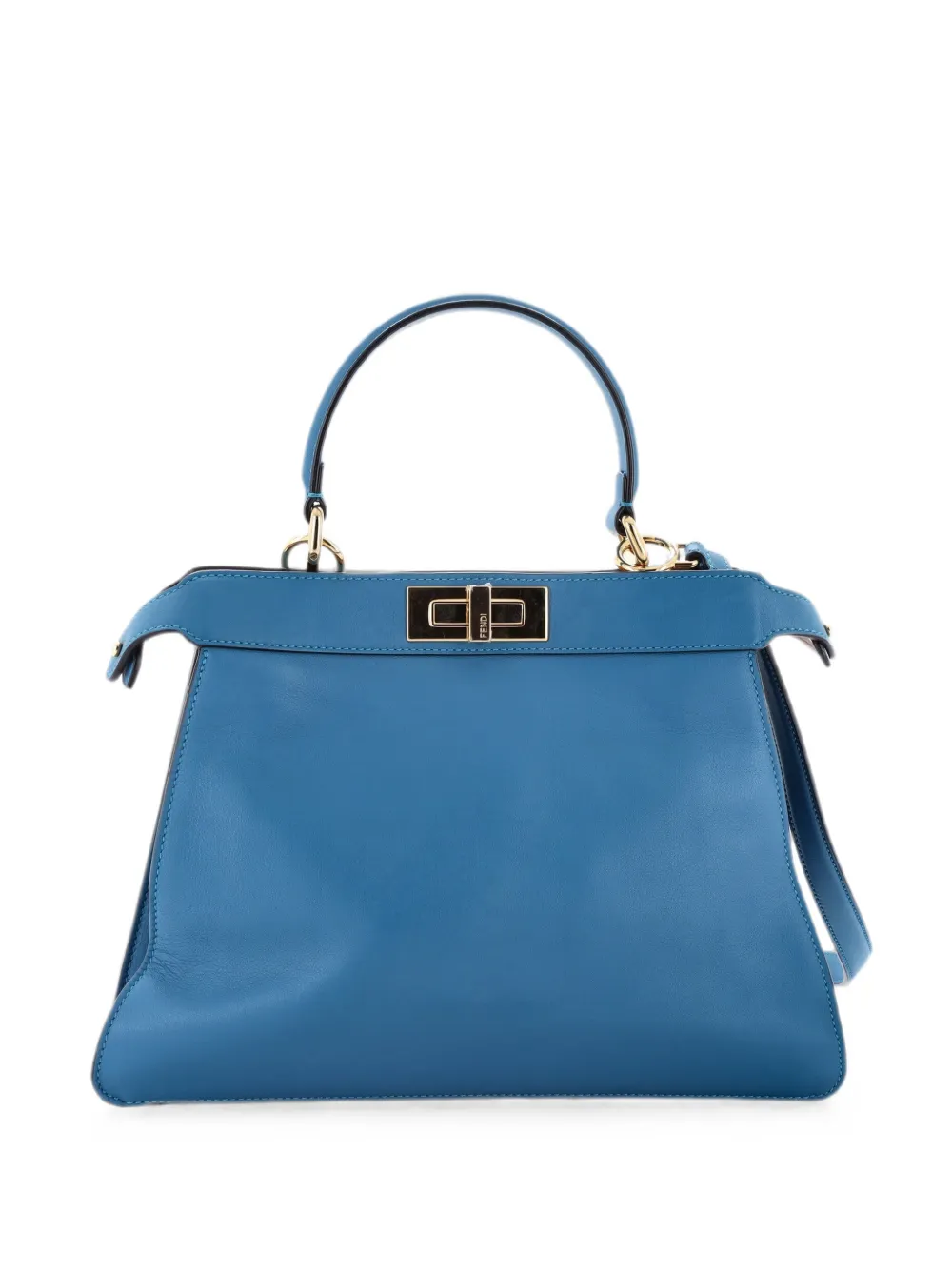 Fendi Pre-Owned Mittelgroße Peekaboo ISeeU Satchel-Tasche - Blau