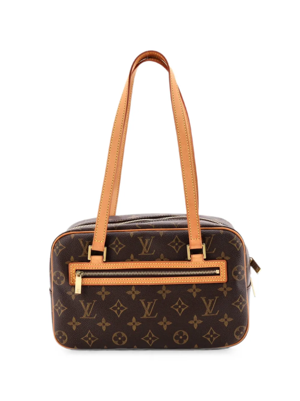 Louis Vuitton Pre-Owned Cite Handbag Monogram Canvas MM shoulder bag - Brown