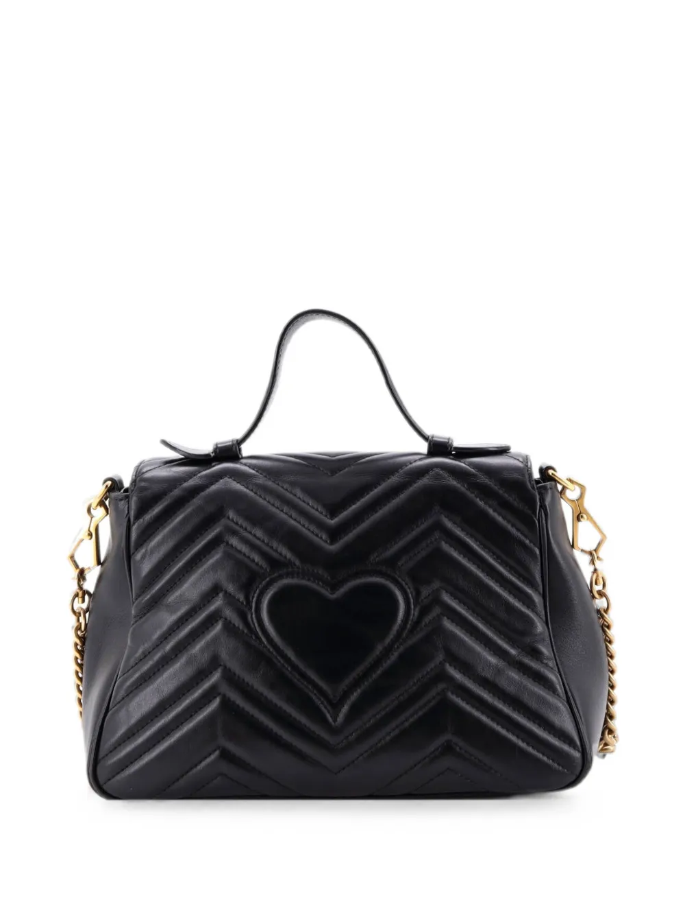 Gucci Pre-Owned GGマーモント トップハンドル フラップ マトラッセ