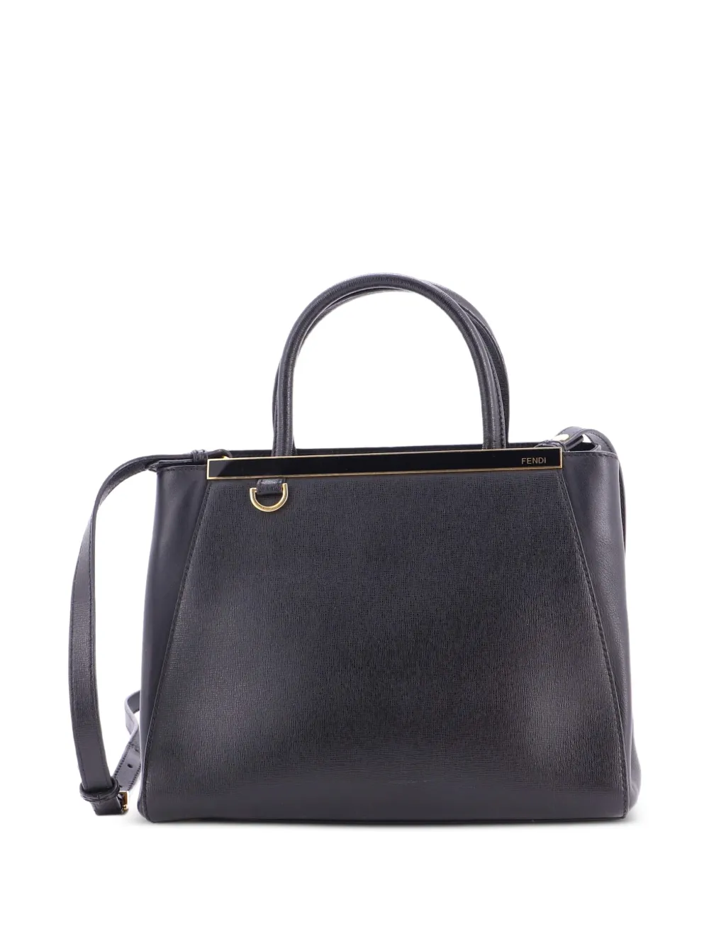 Fendi Pre-Owned 2Jours Bag Leather Petite satchel - Black
