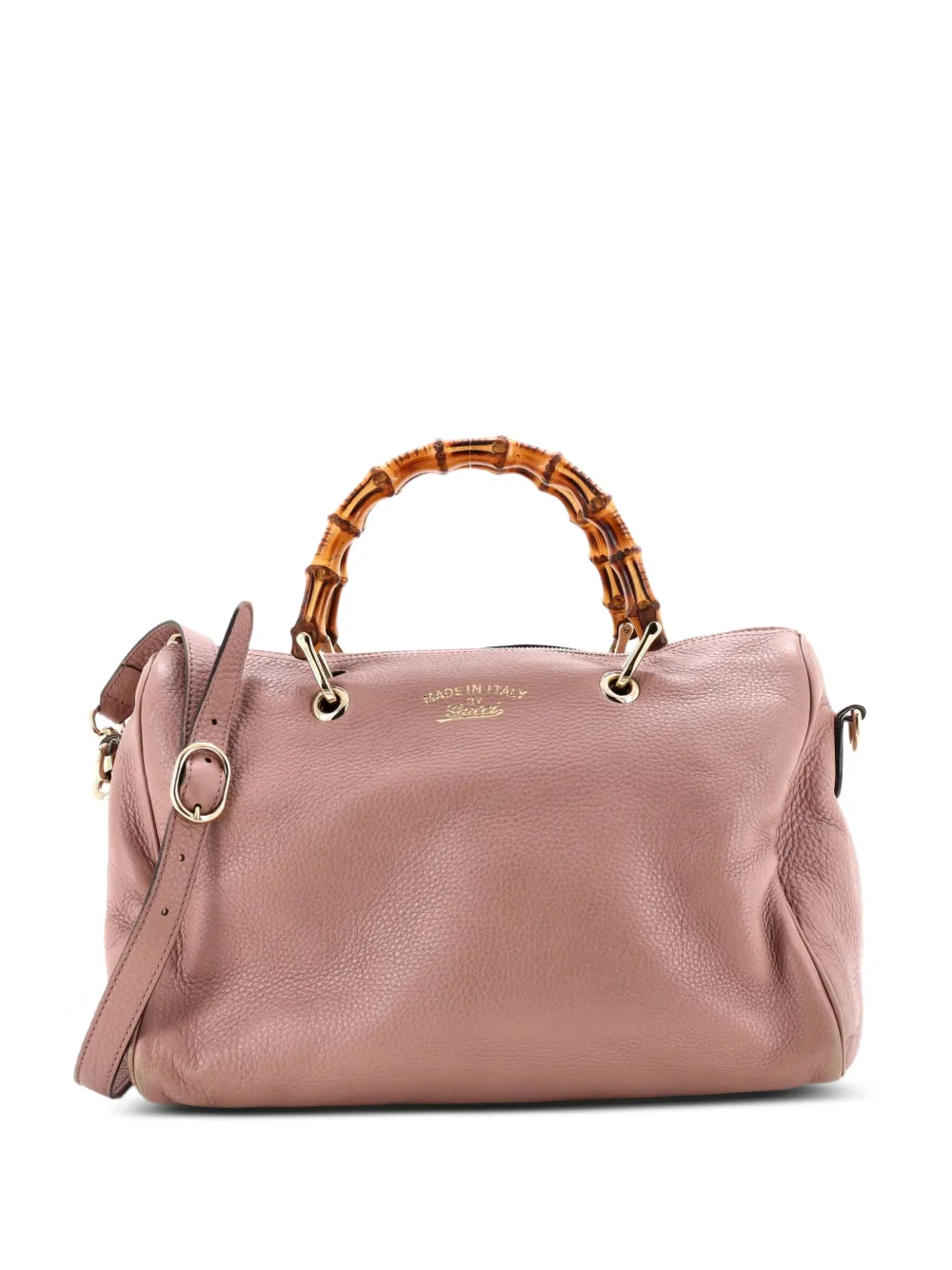 Gucci Pre-Owned Mittelgroße Bamboo Boston-Tasche - Rosa