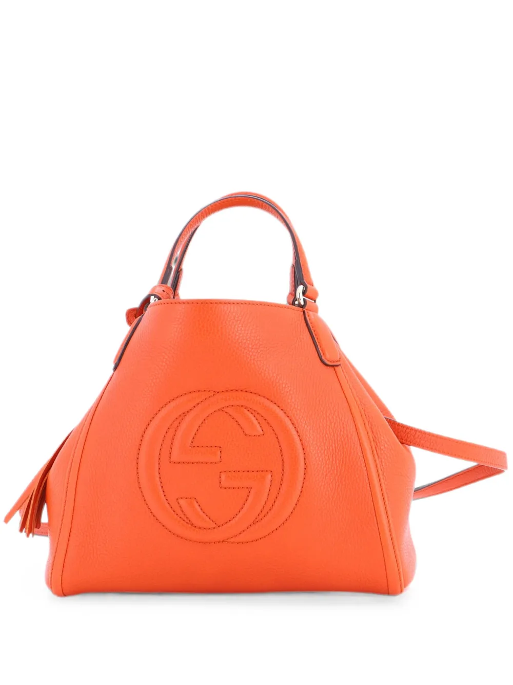Gucci Pre-Owned Borsa a spalla Soho piccola convertibile in pelle - Arancione