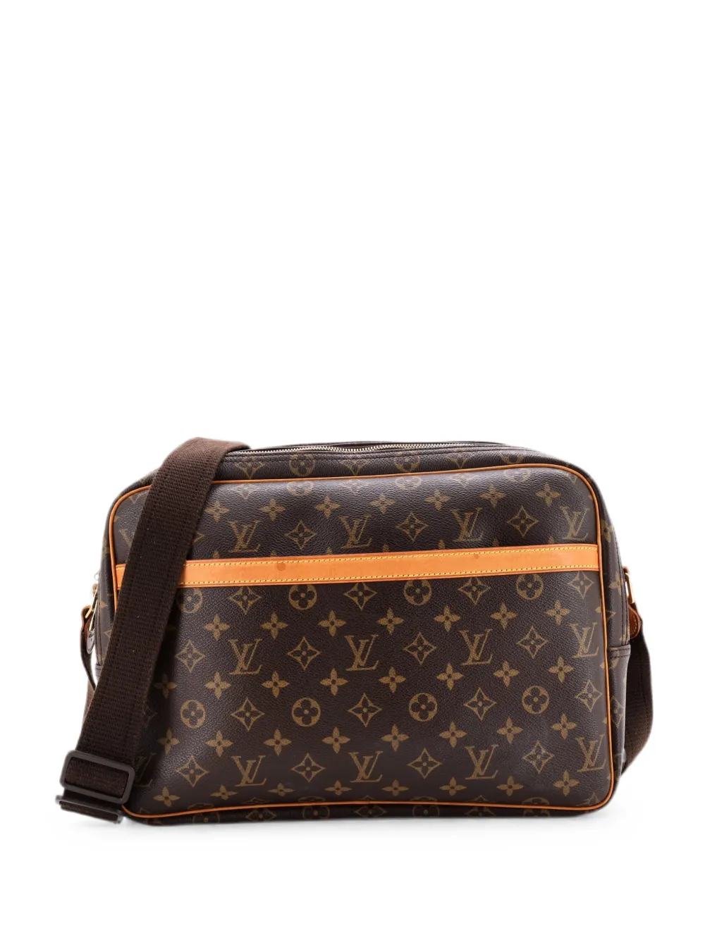 Louis Vuitton Pre-Owned Reporter Bag Monogram Canvas GM crossbody bag - Brown