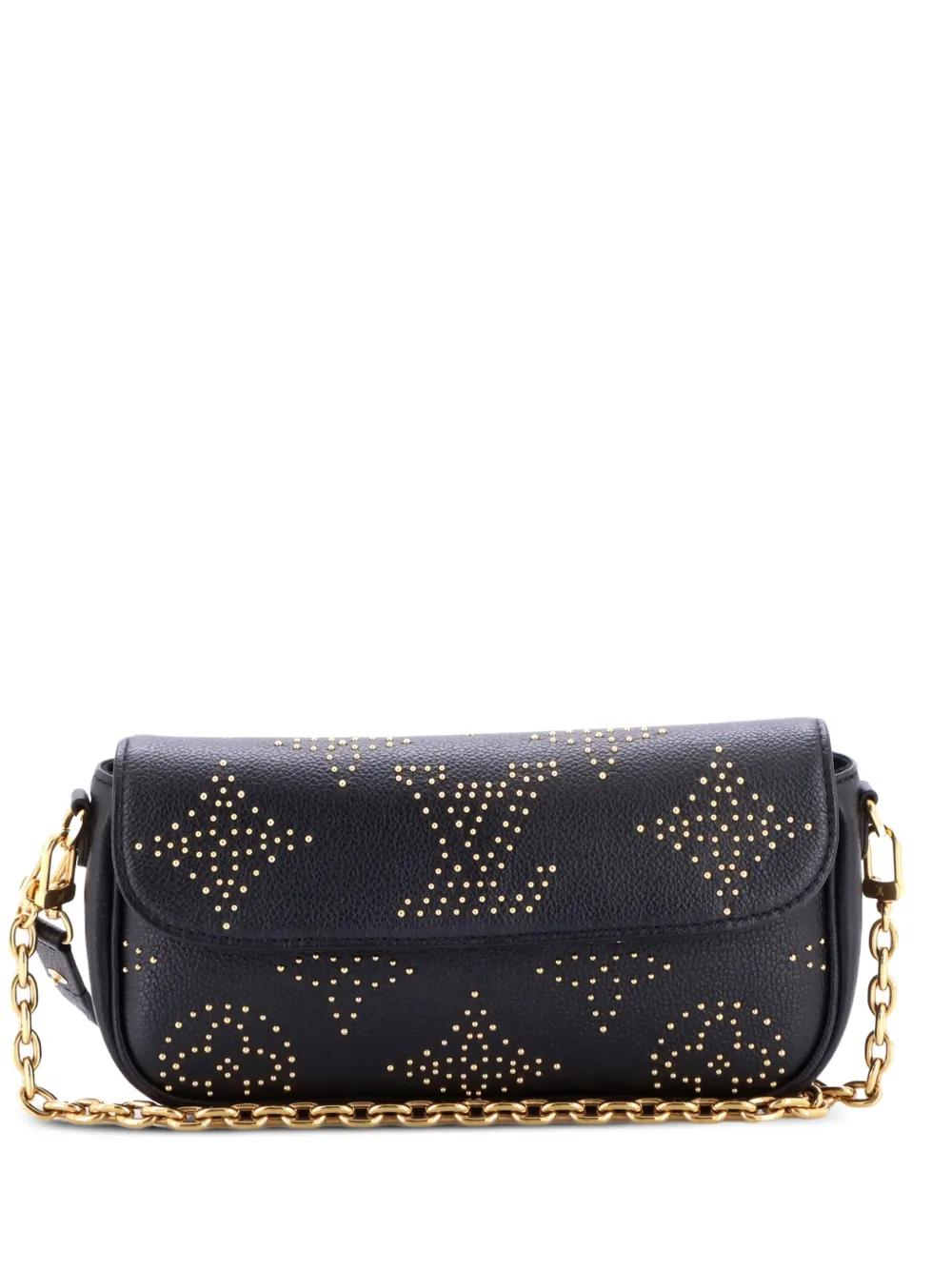 Louis Vuitton Pre-Owned Ivy Umhängetasche mit Nieten und Kette - Schwarz