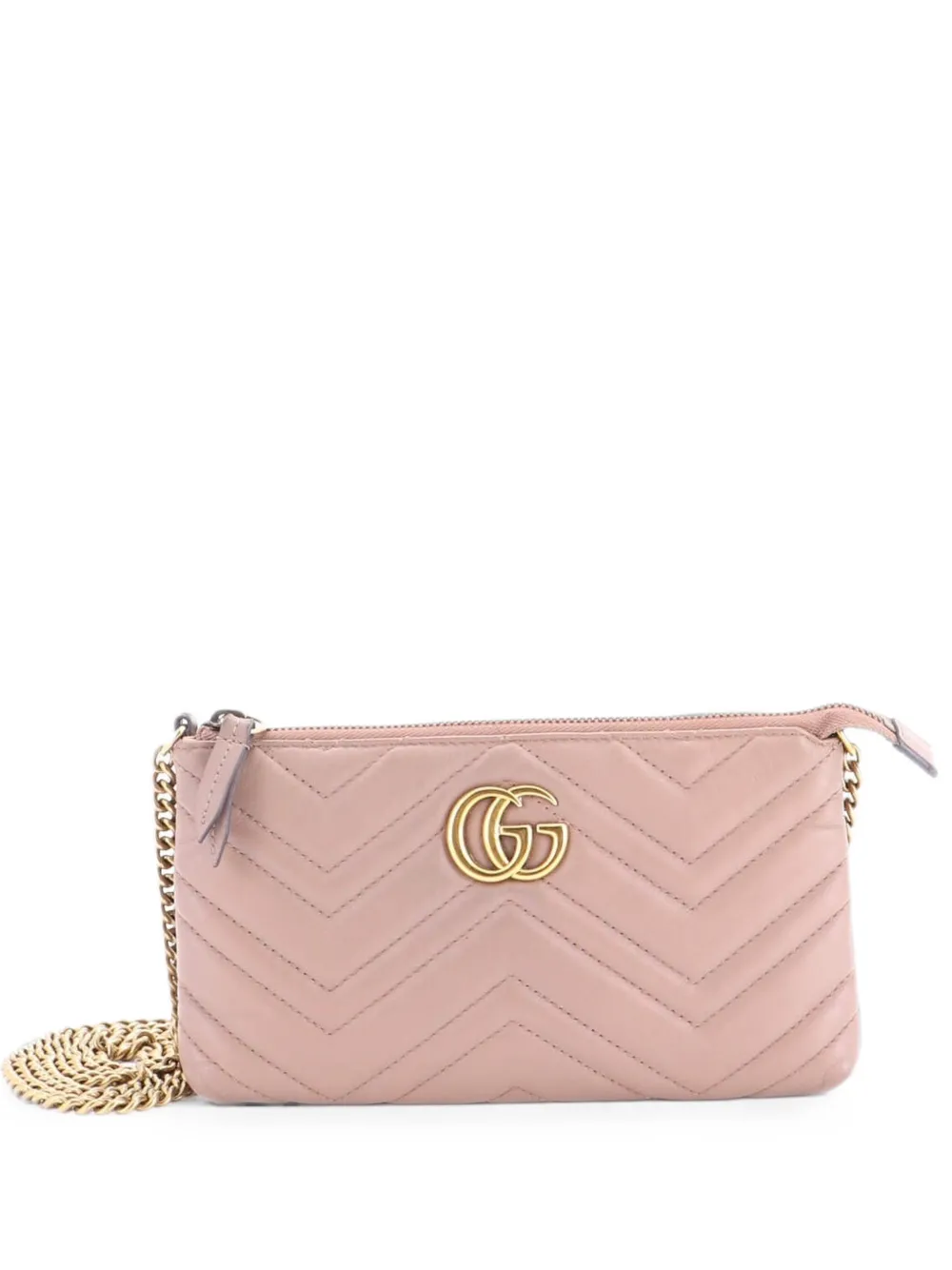 Gucci Pre-Owned Borsa a tracolla GG Marmont mini - Toni neutri